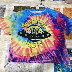 Trippy Alien Weed Shirt